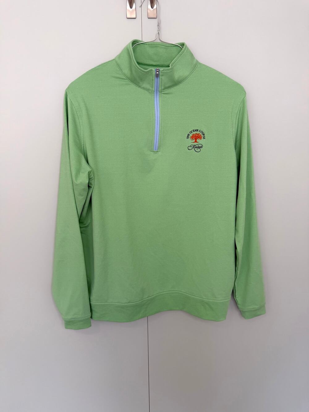 PETER MILLAR Men's Kiawah Melange Performance Quarter-Zip Pullover
